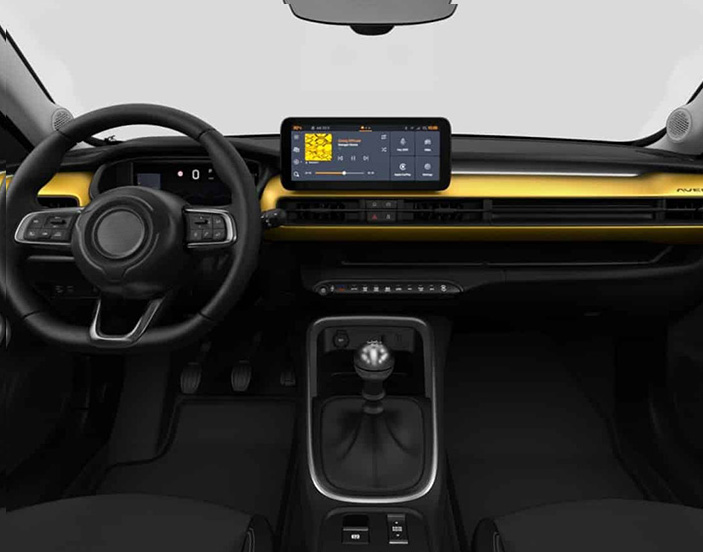 Foto del cruscotto di una Jeep