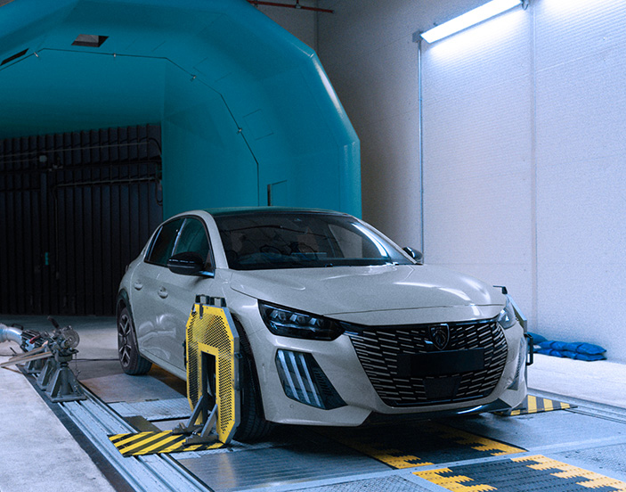 Foto di Peugeot 208 bianca