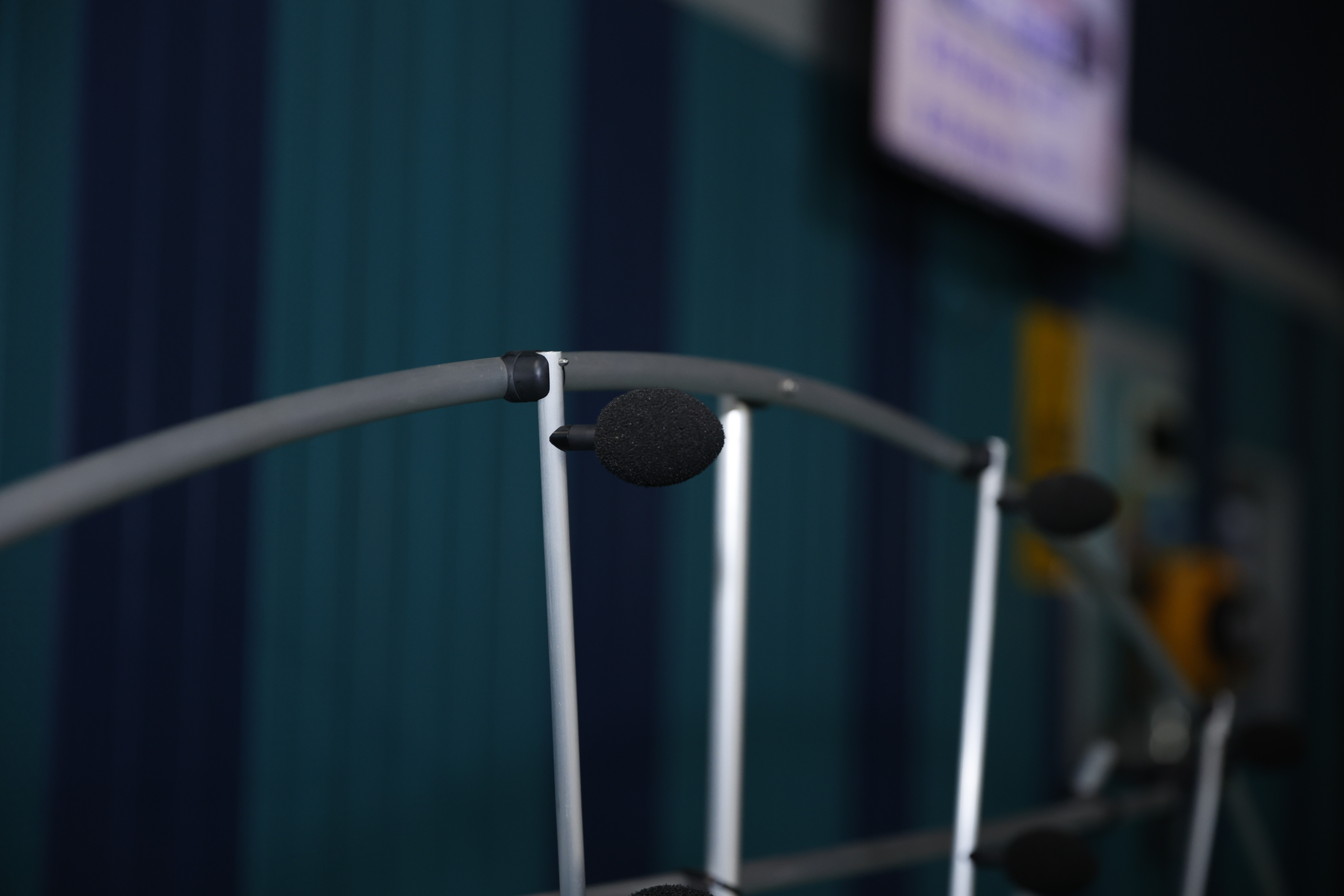 Photo of acoustic detection sensors